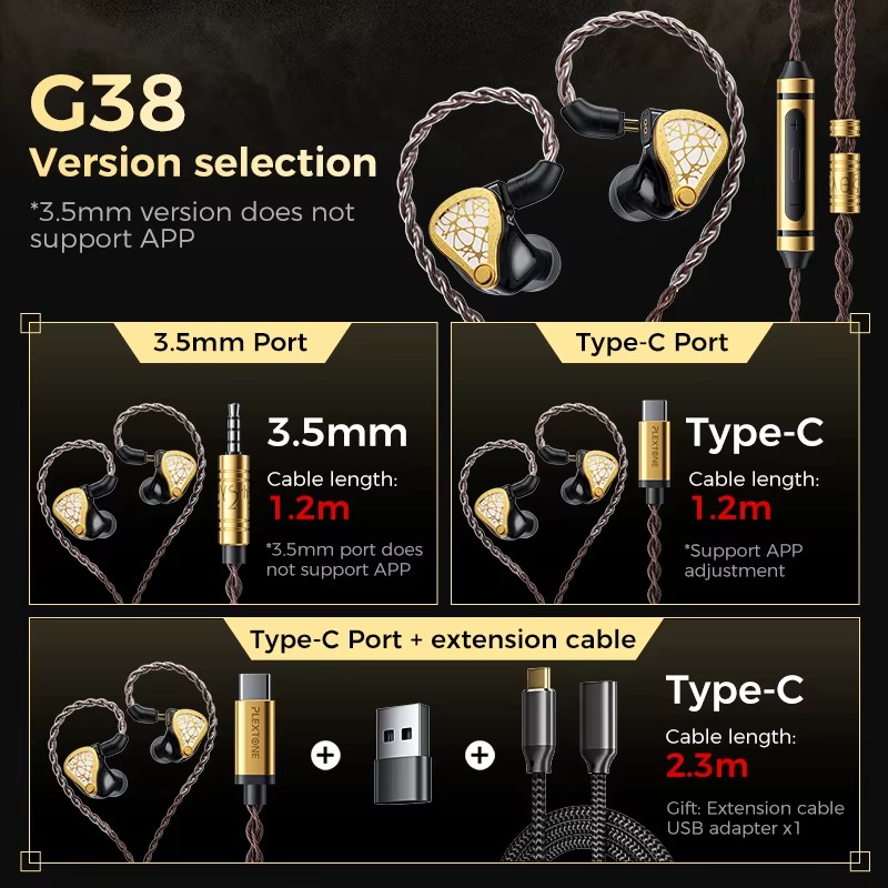 G38 HiFi Gaming Earphone – view 4